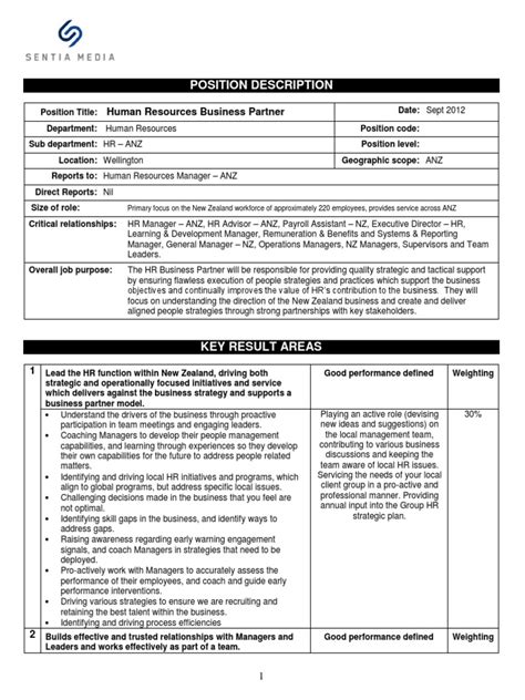 kra example|kra sample for hr executive.